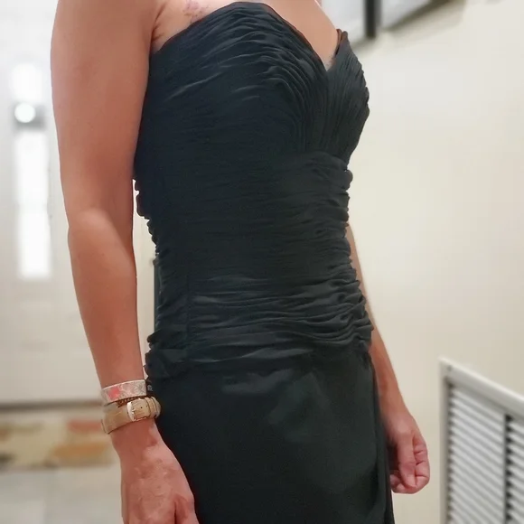 Victor costa, Neiman Marcus black ball gown, 10 - Picture 3 of 15